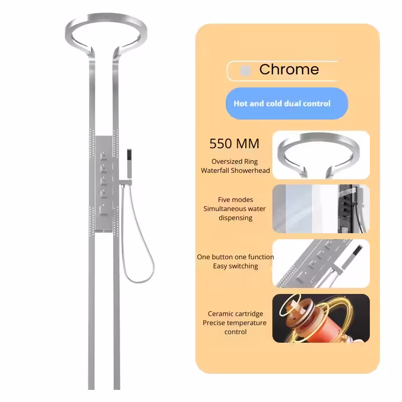 Luxury Design Chrome Rain Shower