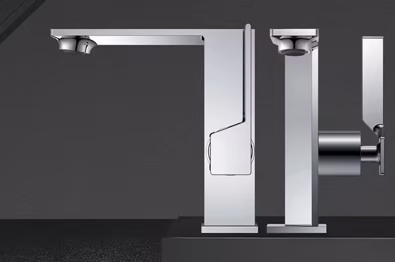 different angle of basin faucet