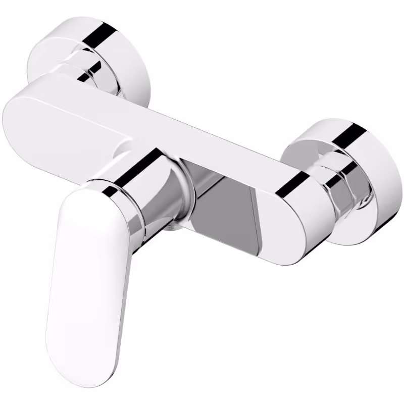 Chrome Wall Mounted Bath Tap-Shower Mixer