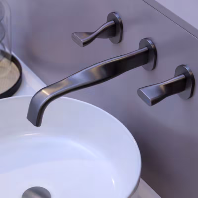 Dance concealed washbasin mixer