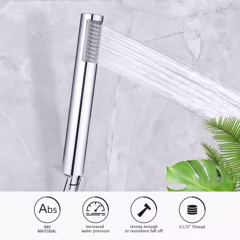chrome hight pressure round tube handhower