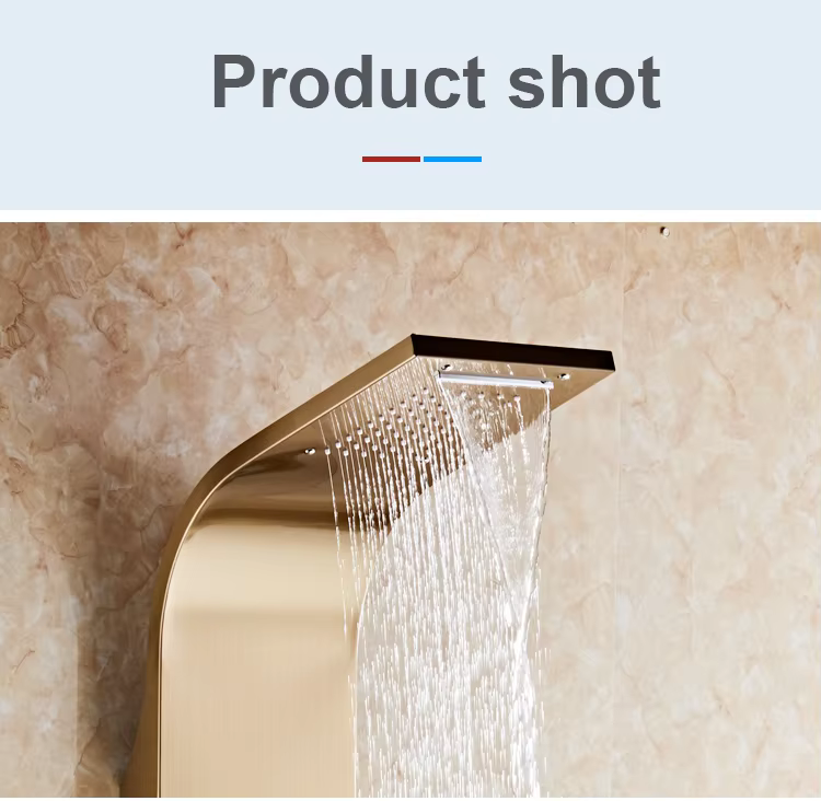 shot of over headshower