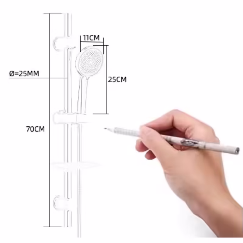 specification of Bathroom Luxury 3 Function Shower set
