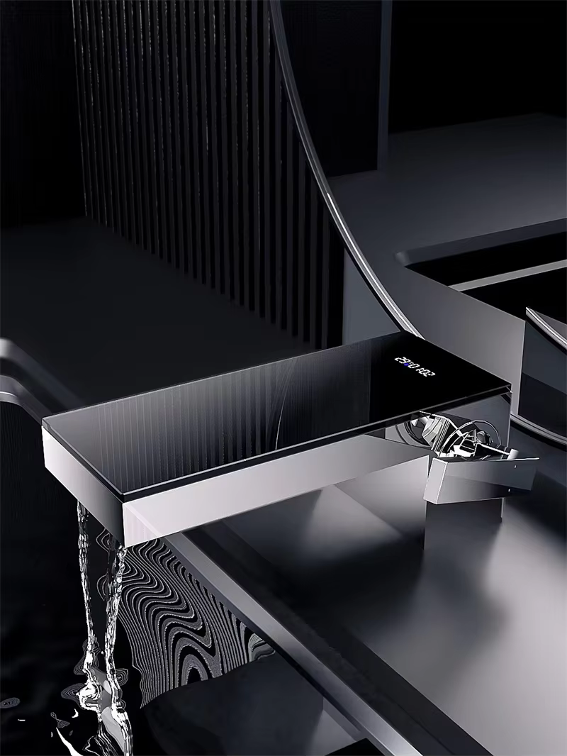 digital waterfall faucet