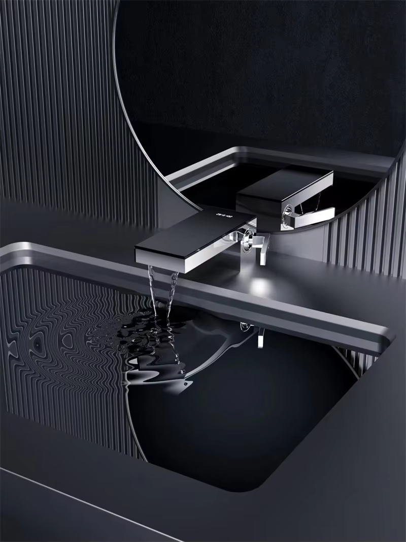 digital waterfall faucet